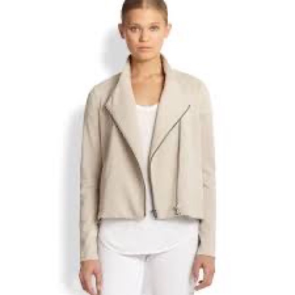 NWT Helmut Lang Double Zip Draped Tan Jacket P/XS - Picture 3 of 16